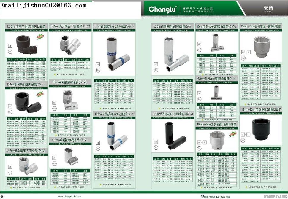 12.5mm Dr. Industrial Class 6PT Impact Socket