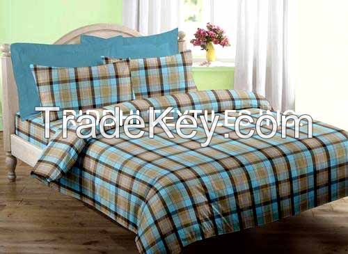 Tartan Plaid Cotton Bedspread