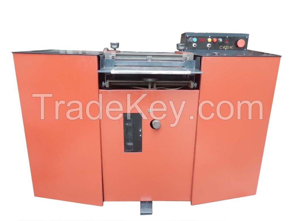 Used Camoga leather splitting machine