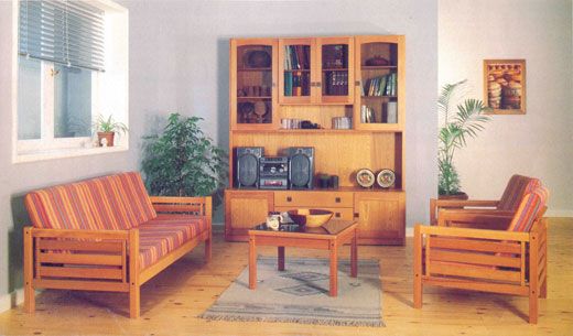 Sofa and Bookcase