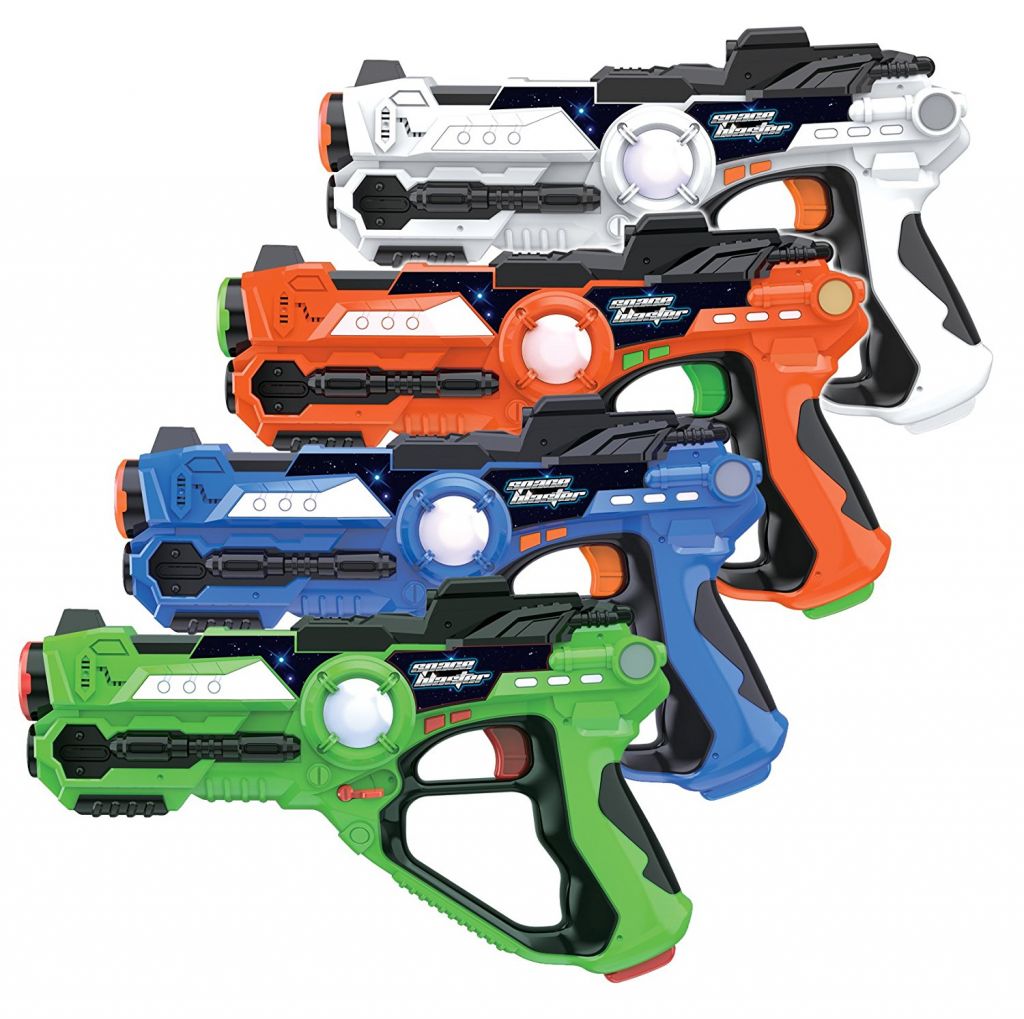 laser gun set for kids and adults infrared las