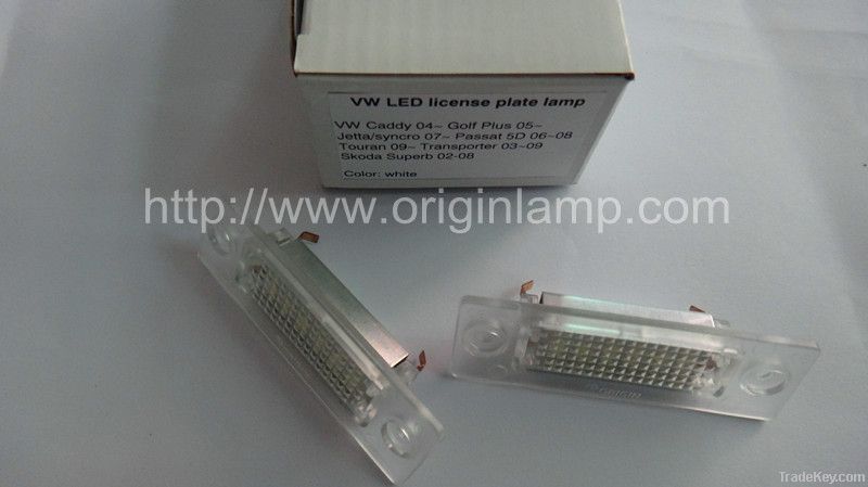 SMD18LED VW touran09 LED license plate lamp