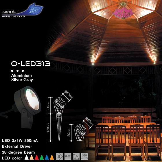 LED 3*1W Landscape&amp;amp;Spot Light