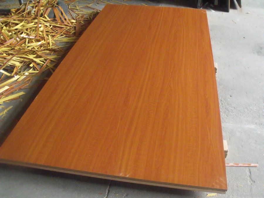 plain MDF with melamine paper