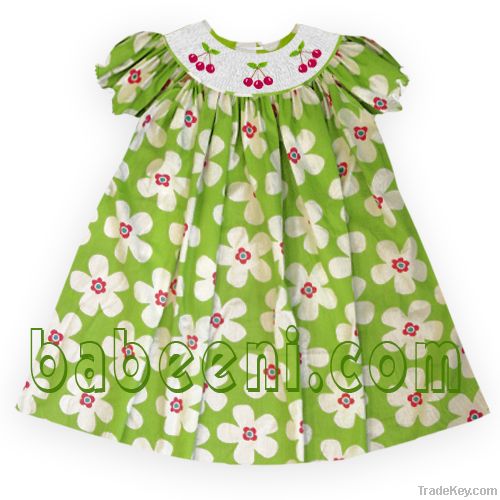 Smocked bishop baby dresses