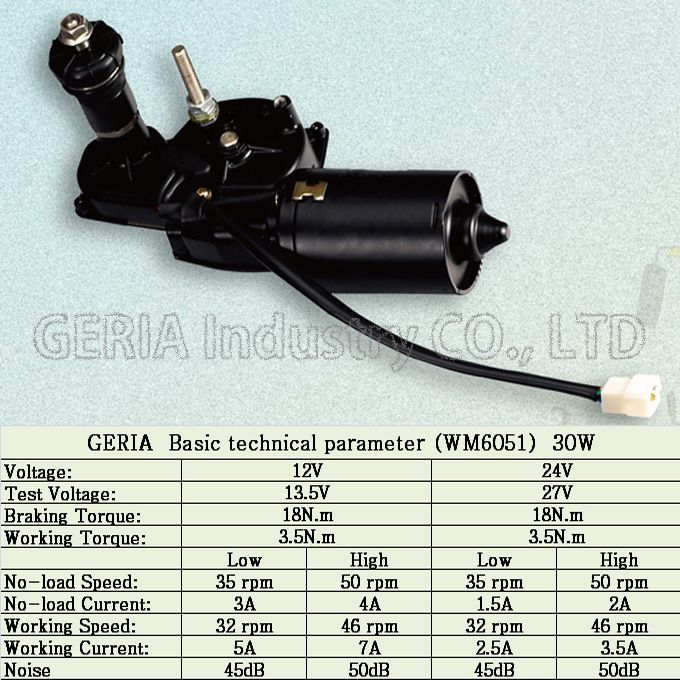 WIPER MOTOR (for bus/trian/marine/truck wiper)