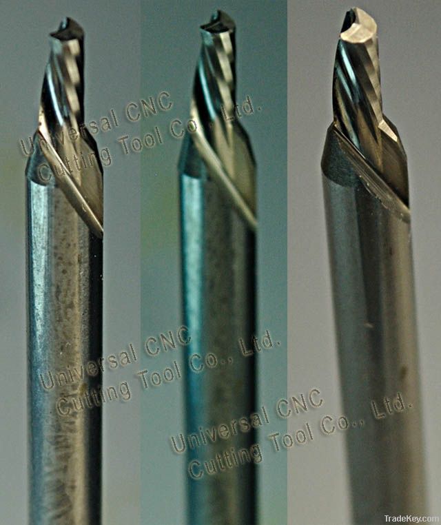 One flute spiral bits, cnc milling cutter, Engraving bits, cutting tools