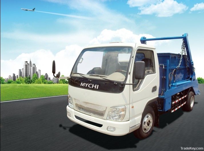 Swing Arm Garbage Truck Petrol Engine