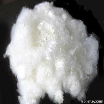 Polyester staple fibres