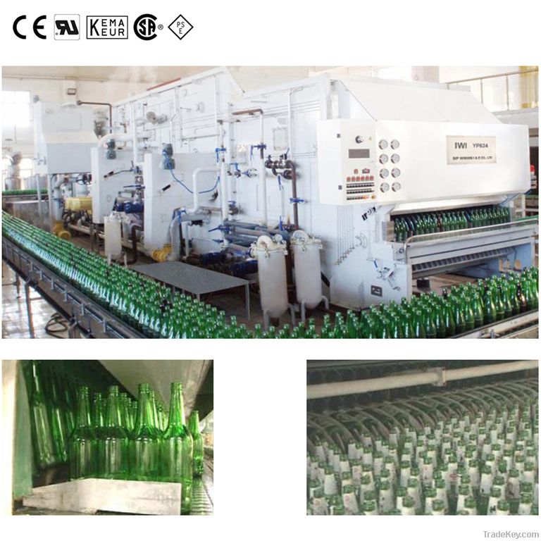 Glass bottle washer