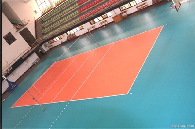 acrylic flooring for volleyball court