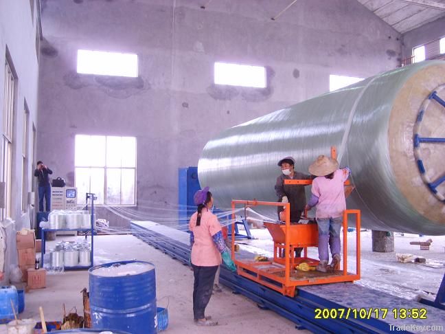 GRP tank filament winding machine