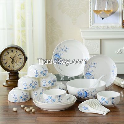 Bone porcelain ceramic Dinner set