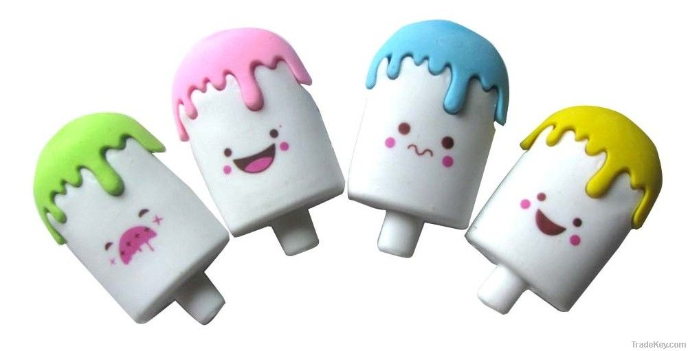 ice cream shape eraser