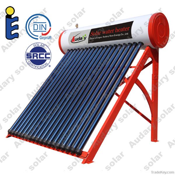 compact pressurized solar water heater