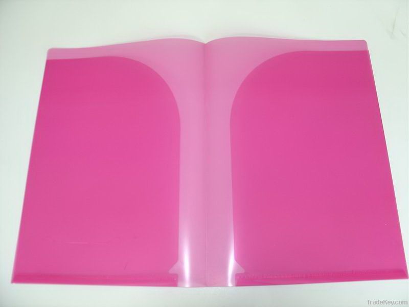 pp plastic L shape file folder envelop