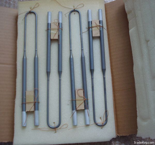 molybdenum silicide furnace heating element up to 1800C