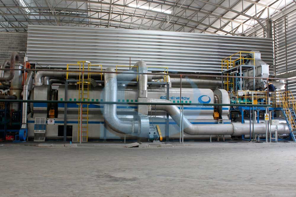 industrial continuous waste tire pyrolysis production line