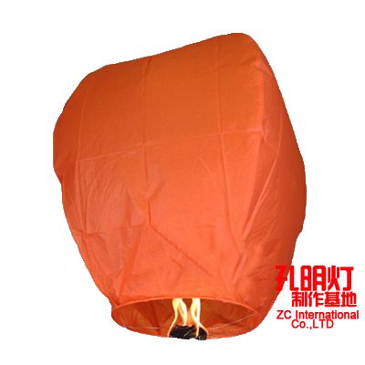 Orange sky lantern, wish lantern for Birthday, Wedding and Christmas