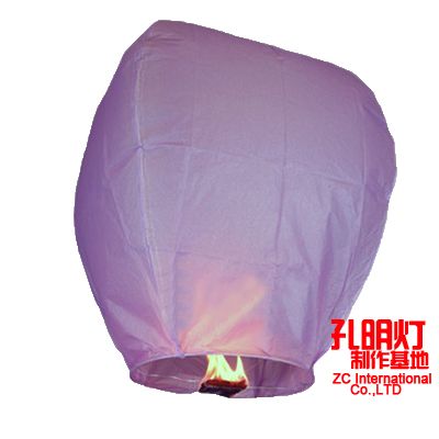 Purple sky lantern, wish lantern for Birthday, Wedding and Christmas