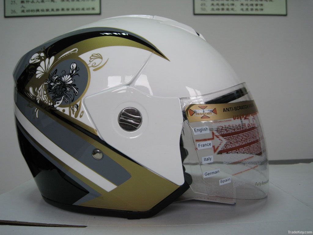 Fiberglass Open Face Helmet