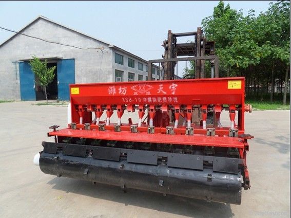 Rotary tillage fertilization seeder