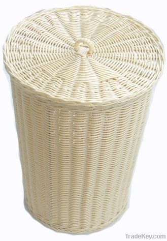 poly rattan laundry bin