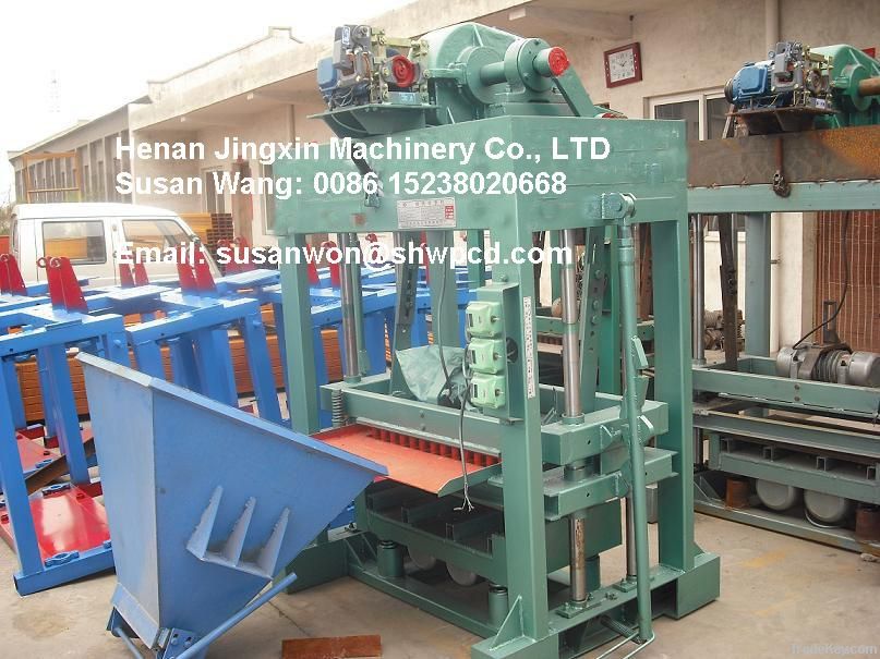 semi-automatic cement brick making machine