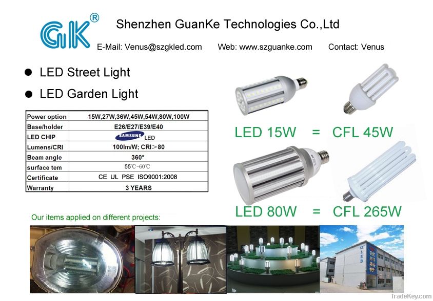 high power led street light