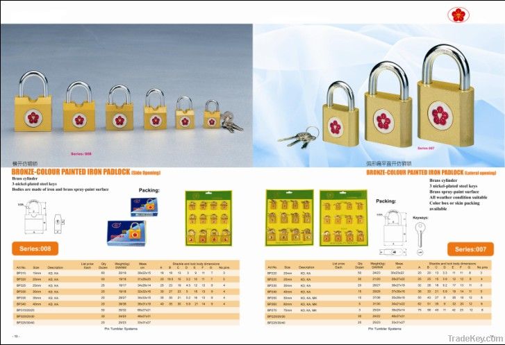 20mm brass padlock