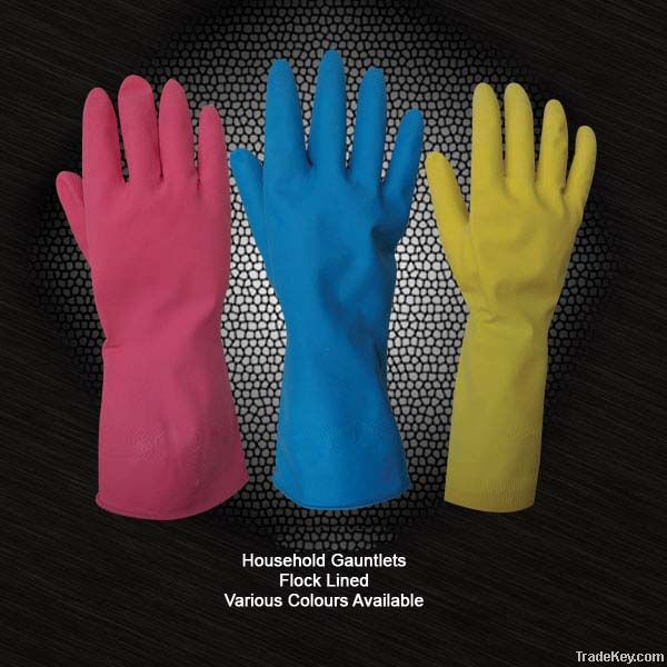 Latex household glove