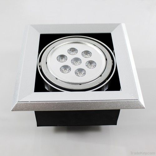 7W high lumen square led grille lights(CE&amp;RoHS)