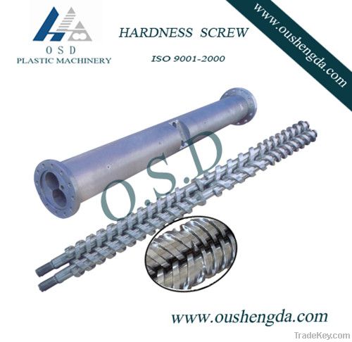 The paralled twin-screw barrel for extruder machines