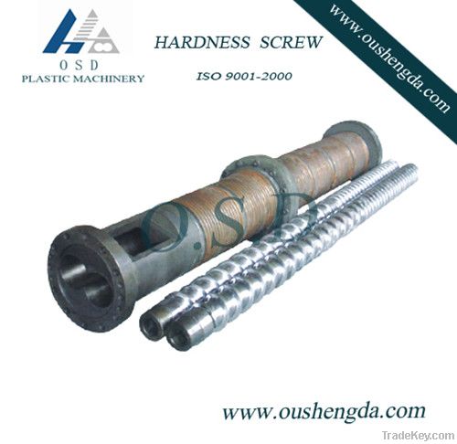 Parallel twin screw and barrel