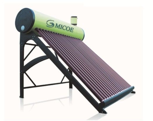 pre-heated solar water heater with copper coil