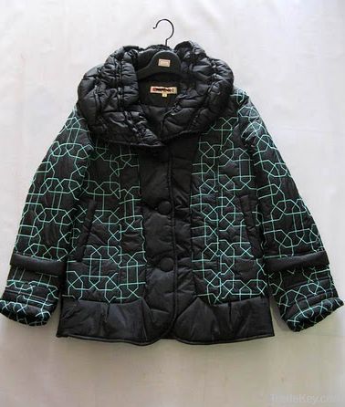 Womens&#039; Winter Coat, Cotton-padded Coat, Polyester Top Wear , Ladies Win