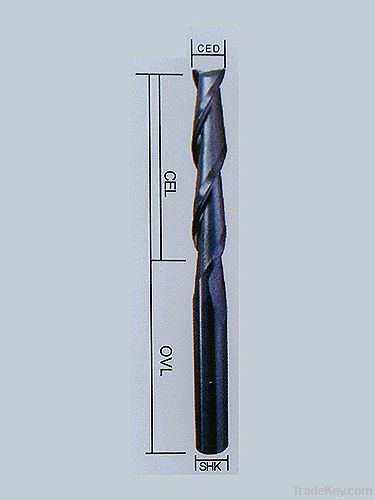 3.175*22, two flutes spiral carbide cnc router bits, for Acylic, PVC, MDF