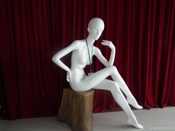 2011 fashion designer sitting female full-body mannequin