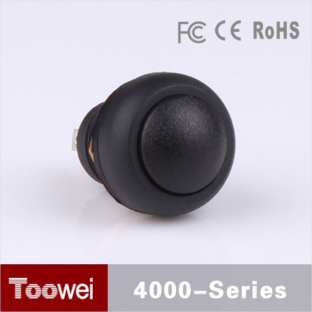 M12*1 latching none LED push button switch