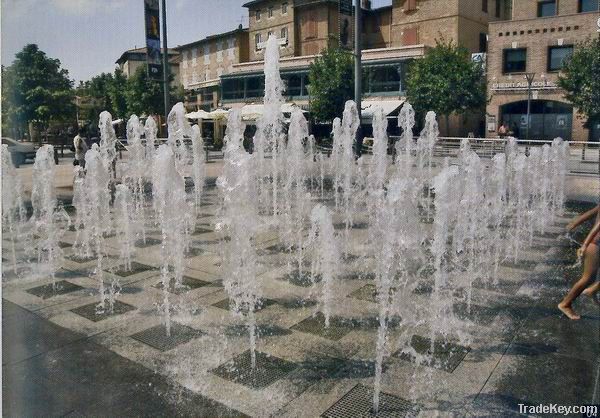 Dry type music fountain