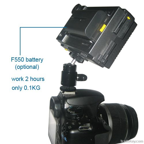 HDV-Z96 on camera Dimmable led video light for DSLR Camera/Camcorder