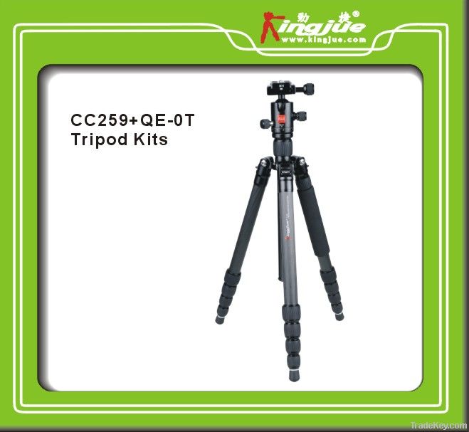 Kingjue CC Series Foldable Carbon Fiber Tripod