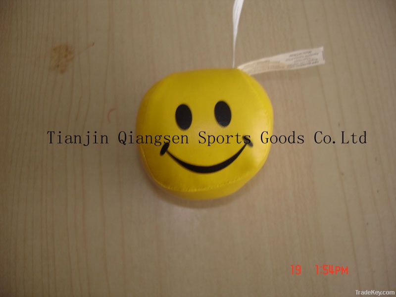 2 inch cheap Promotional PU Stuffed Baseball(juggling ball)