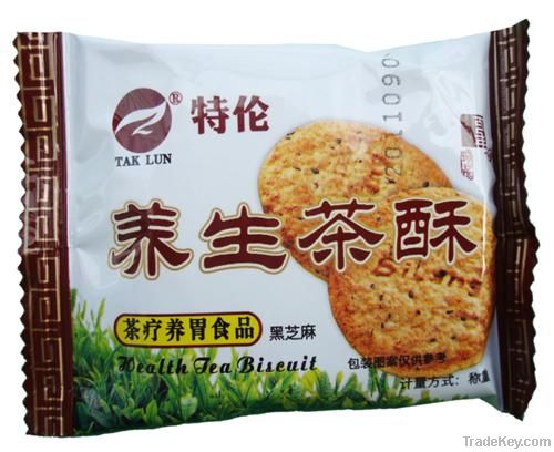 Black Sesame Stomach Nourishing Tea Biscuits