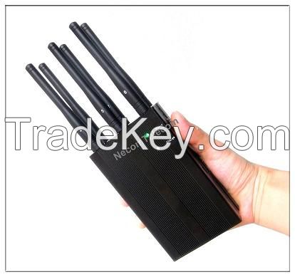 CPJ3050 Portable Six Antenna for all Cellular-GPS-Lojack-Alarm Jammer system