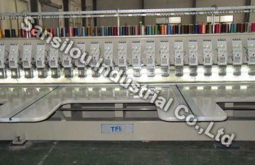 Super Multihead Flat Embroidery Machine 