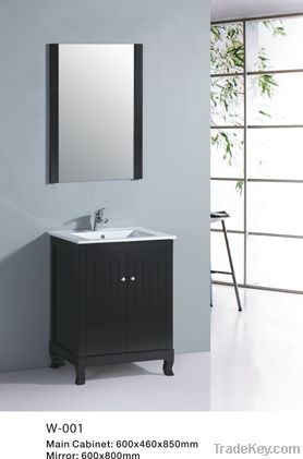 solid wood bathroom vanity cabinet