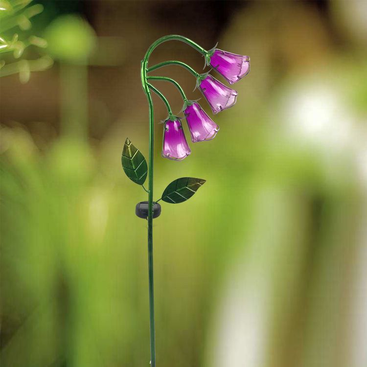 Solar Flower Stake Garden Yard Decoration 