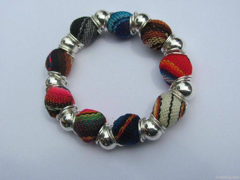 Multicolor Fabric Bracelet