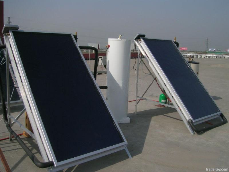 Black solar thermal system